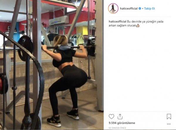 Hatice'den imalı paylaşım