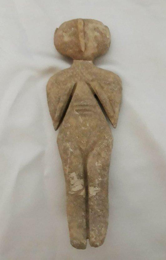 Balıkesir'de yıldız avcısı heykeli ele geçirildi