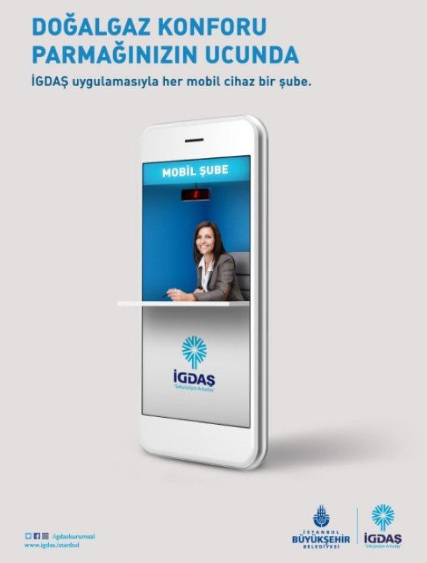İGDAŞ mobil uygulaması hizmete girdi