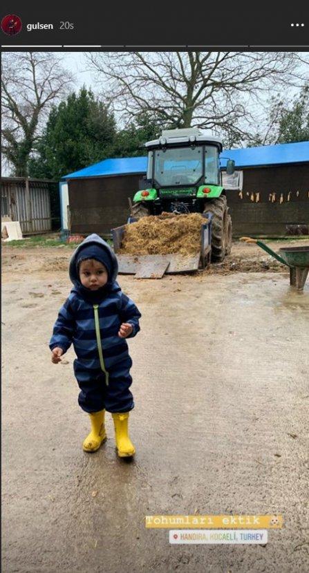 Gülşen oğlunu köye götürdü