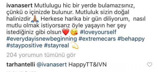 Ivana Sert'ten aşk mesajı