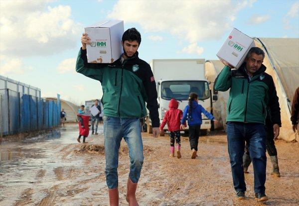 İHH savaş mağdurlarına yardıma koştu
