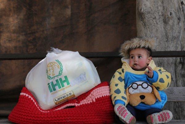 İHH savaş mağdurlarına yardıma koştu