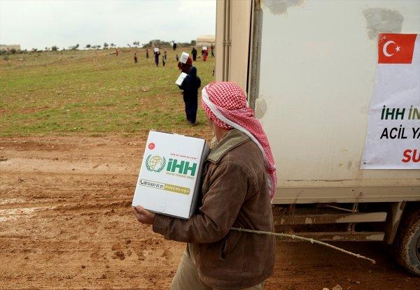 İHH savaş mağdurlarına yardıma koştu