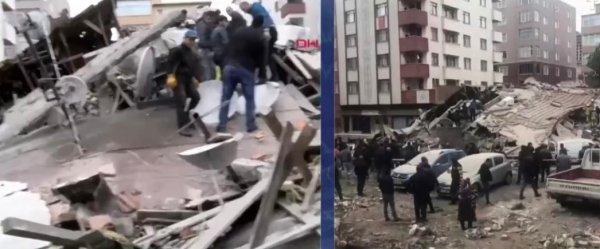 Kartal'da çöken binadaki tüm daireler doluydu