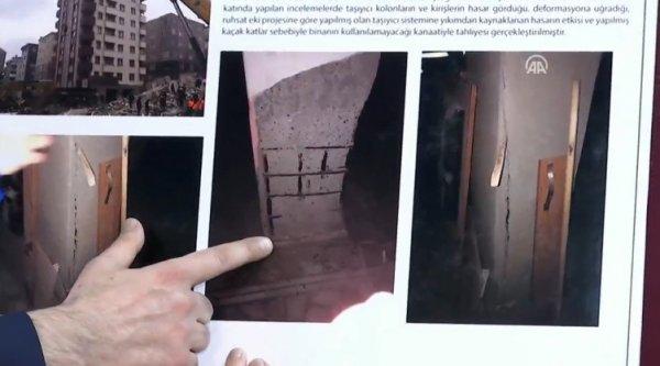 Bakan Kurum çöken bina ile ilgili konuştu