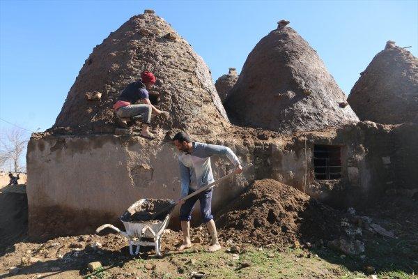 Harran'ın konik kubbeli evlerine bakım