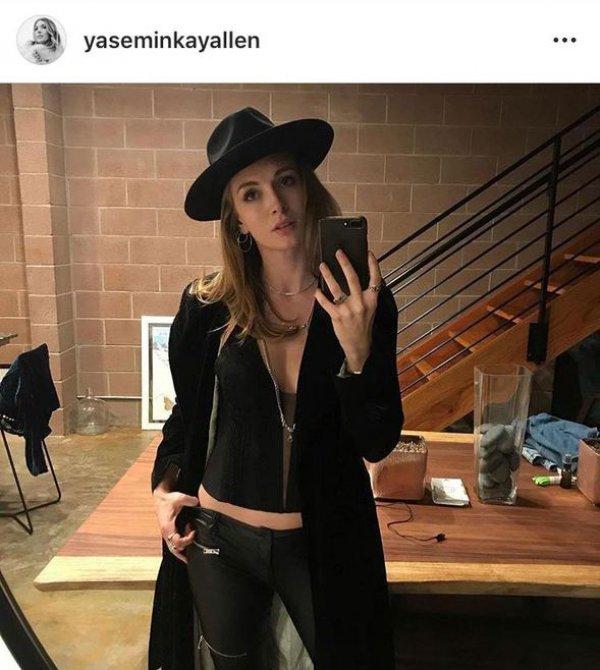Yasemin Kay Allen takipçisine küfür etti