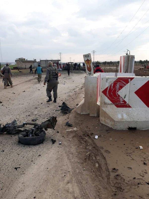 Çobanbey Sınır Kapısı'nda patlama