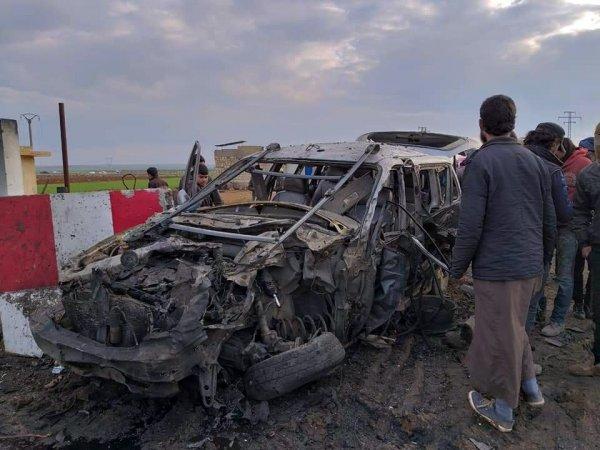 Çobanbey Sınır Kapısı'nda patlama