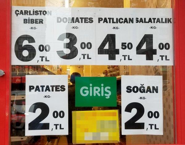 Süpermarketler de sebzelere kilo sınırı koydu