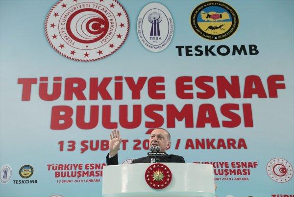 Erdoğan: Amacımız esnafa rakip olmak değil