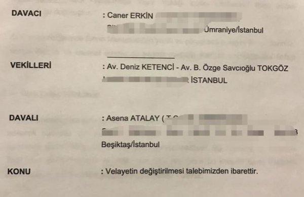 Caner Erkin'in velayet davası reddedildi