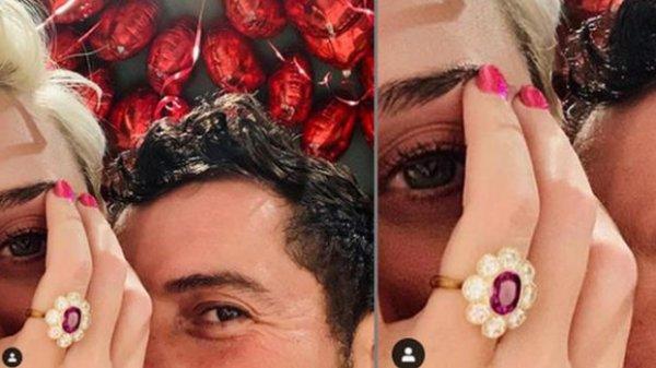Katy Perry ve Orlando Bloom nişanlandı