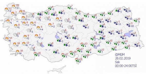 5 günlük hava raporu: Kar İstanbul'u terk edecek
