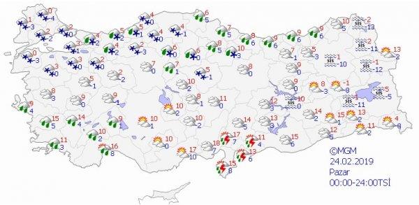 5 günlük hava raporu: Kar İstanbul'u terk edecek