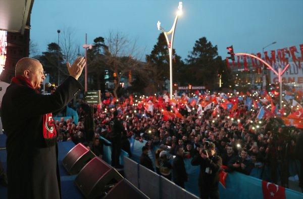 Cumhurbaşkanı Erdoğan Erzincan'da miting gerçekleştirdi