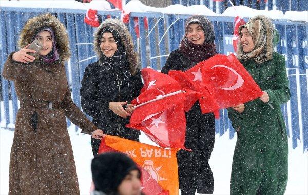 Cumhurbaşkanı Erdoğan'ın Erzurum mitingi