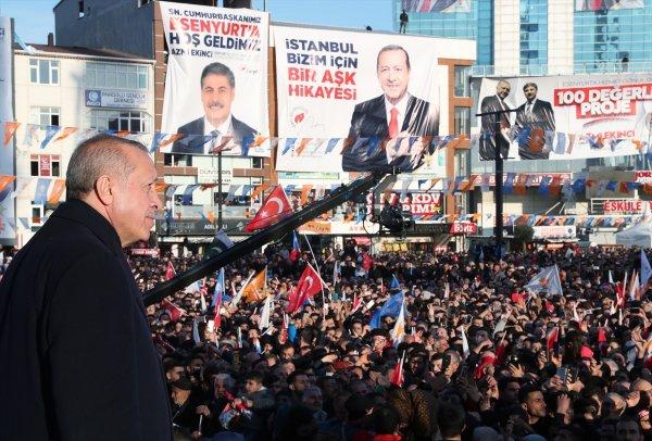 Cumhurbaşkanı Erdoğan: Şişli'yi çöp dağlarına mahkum ettiler