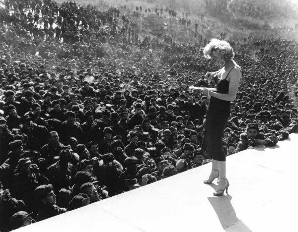Marilyn Monroe'nun Türk askerine moral verdiği yıllar