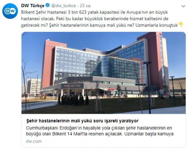 Şehir hastaneleri Alman ajansın hedefinde