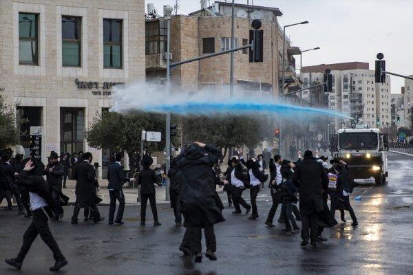 İsrail polisinden Ultra-Ortodoks Yahudilerine müdahale