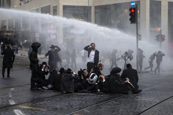 İsrail polisinden Ultra-Ortodoks Yahudilerine müdahale