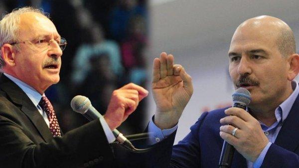 Kılıçdaroğlu’na Bakan Soylu’ya hakaretten fezleke