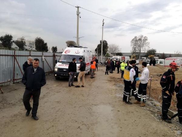 İzmir'de metro inşaatında göçük