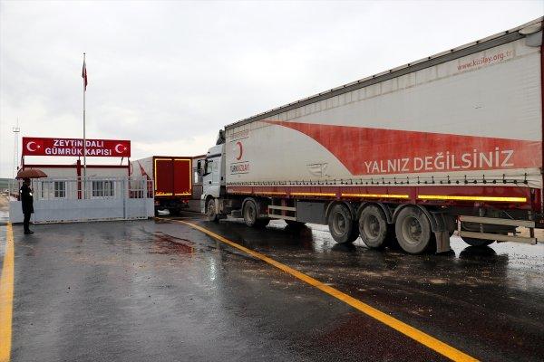 Zeytin Dalı Kapısı yardımlar için açıldı