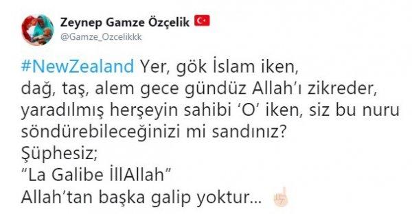 Gamze Özçelik terör saldırısını kınadı