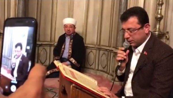 Ekrem İmamoğlu Yasin okudu