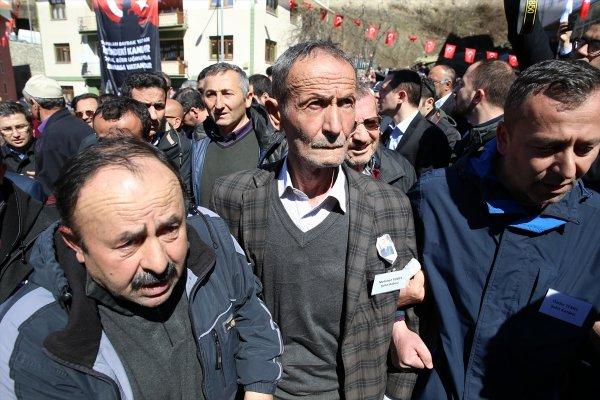 Gümüşhane'de binlerce kişi şehidini uğurladı