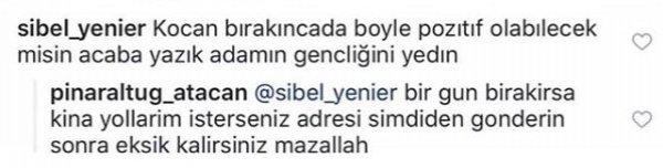 Pınar Altuğ, takipçinin yorumuna sinirlendi