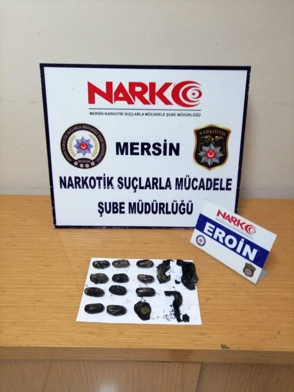 Midesinde 192 gram eroin bulundu