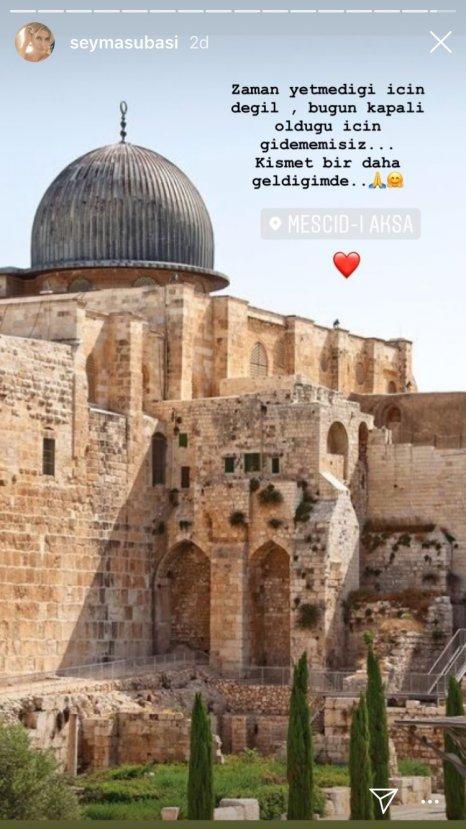 Şeyma Subaşı İsrail’de