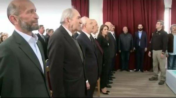 CHP'li Erdem Gül İstiklal Marşı'nı okumadı