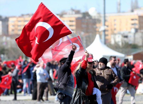 Cumhur İttifakı'nın İstanbul mitingine vatandaşlar akın etti