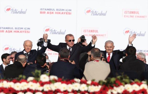 Cumhur İttifakı'nın İstanbul mitingine vatandaşlar akın etti