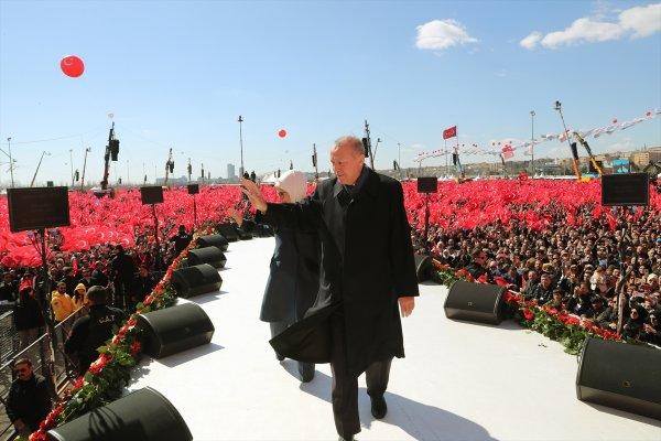 Cumhur İttifakı'nın İstanbul mitingine vatandaşlar akın etti
