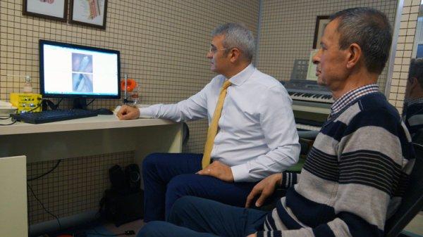 Sesine 14 ay sonra yeniden kavuştu