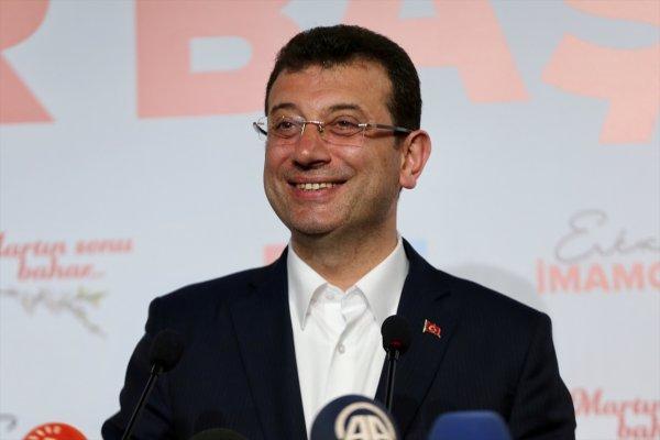 Ekrem İmamoğlu teşekkür konuşması yaptı