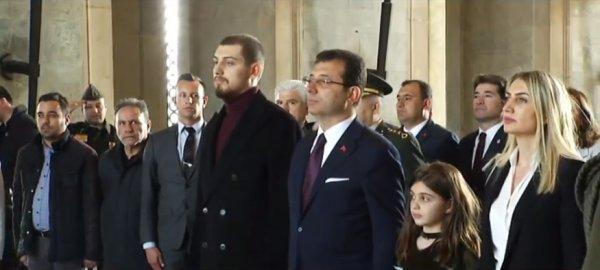 Ekrem İmamoğlu'ndan Anıtkabir'e ziyaret