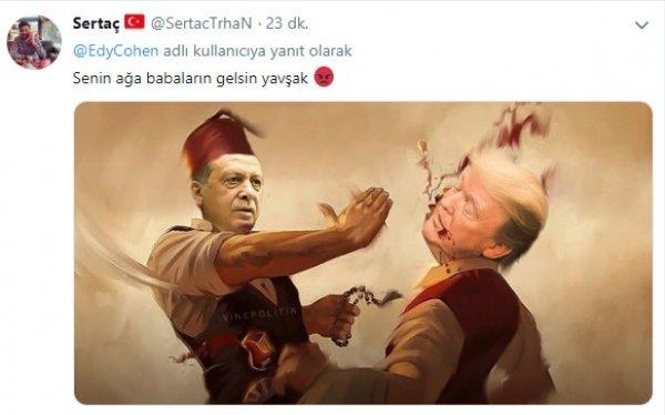 Harita paylaşan İsrailli akademisyene yanıt