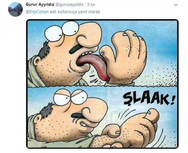 Harita paylaşan İsrailli akademisyene yanıt