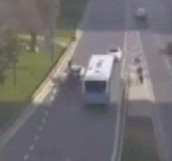 Levent'teki feci kaza MOBESE'ye yansıdı