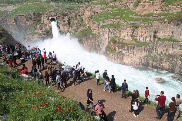 Dukan Barajı'na Iraklılardan yoğun ilgi