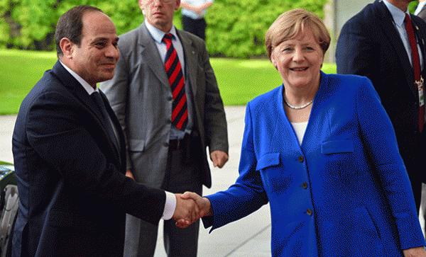 Sisi ile Merkel görüşme gerçekleştirdi
