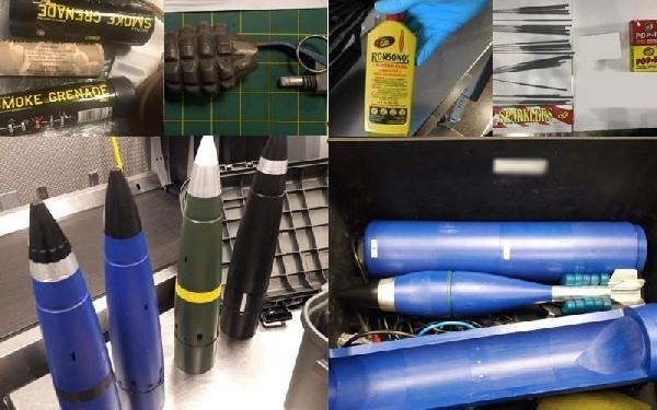 ABD’de yolcuların bagajlarından çıkanlar