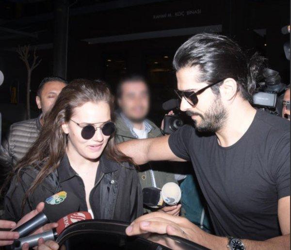 Burak Özçivit ile Fahriye Evcen'e doğum anı sorusu